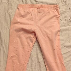Arizona leggings girls 10/12 light pink with sparkles